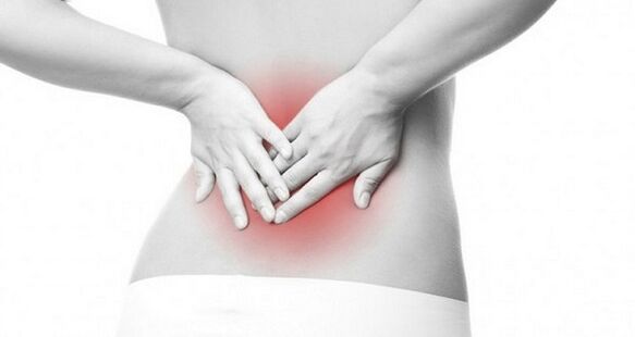 lower back pain in woman